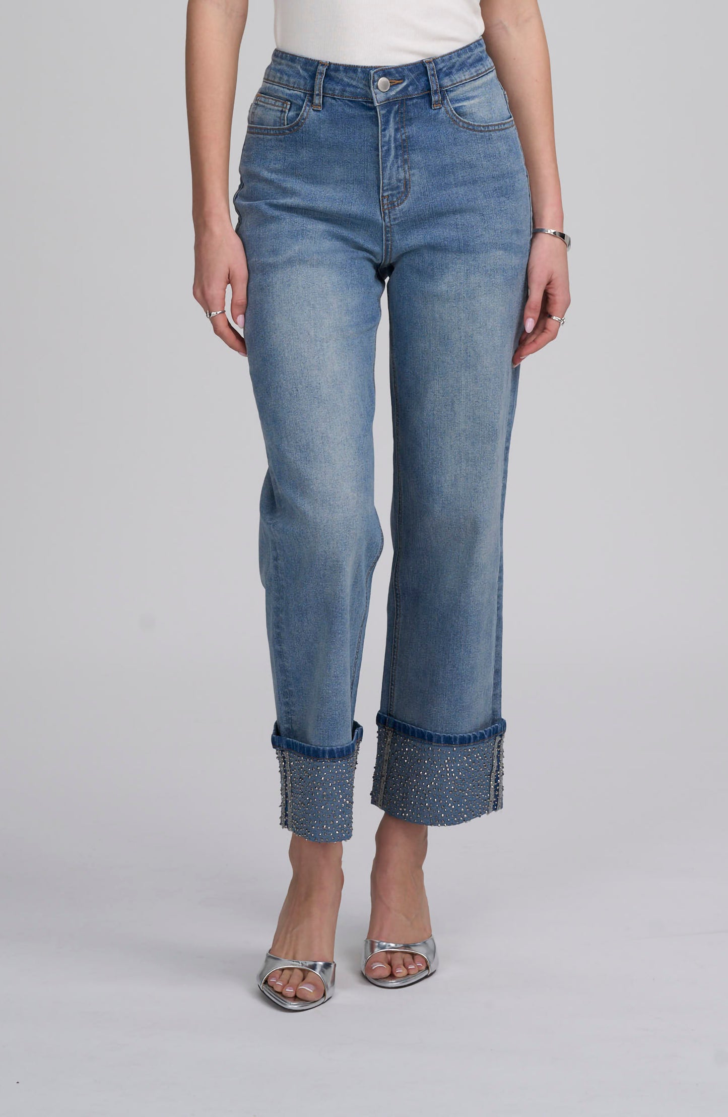 Embellished Cuff Jean
