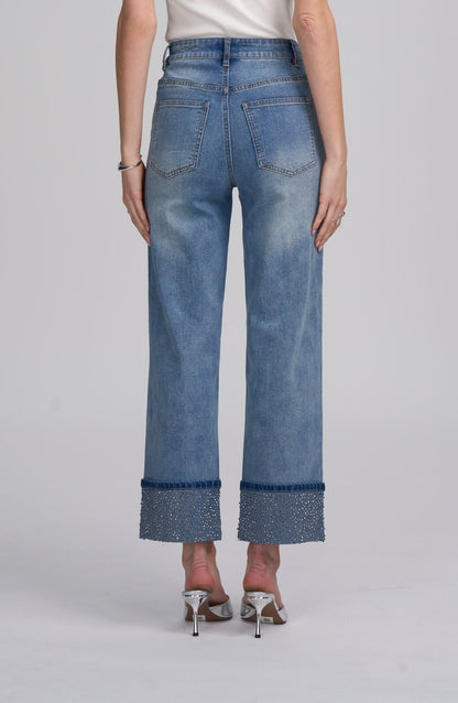Embellished Cuff Jean