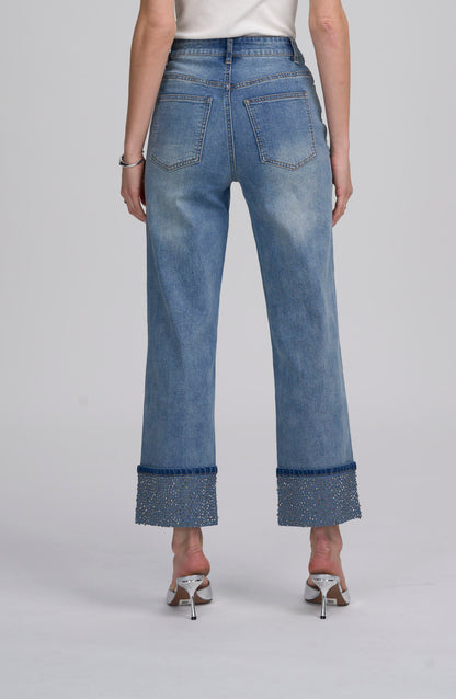 Embellished Cuff Jean