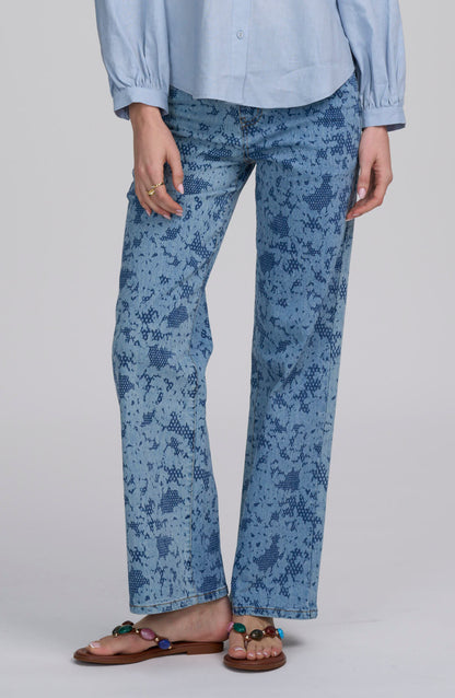 Printed Lace Jean