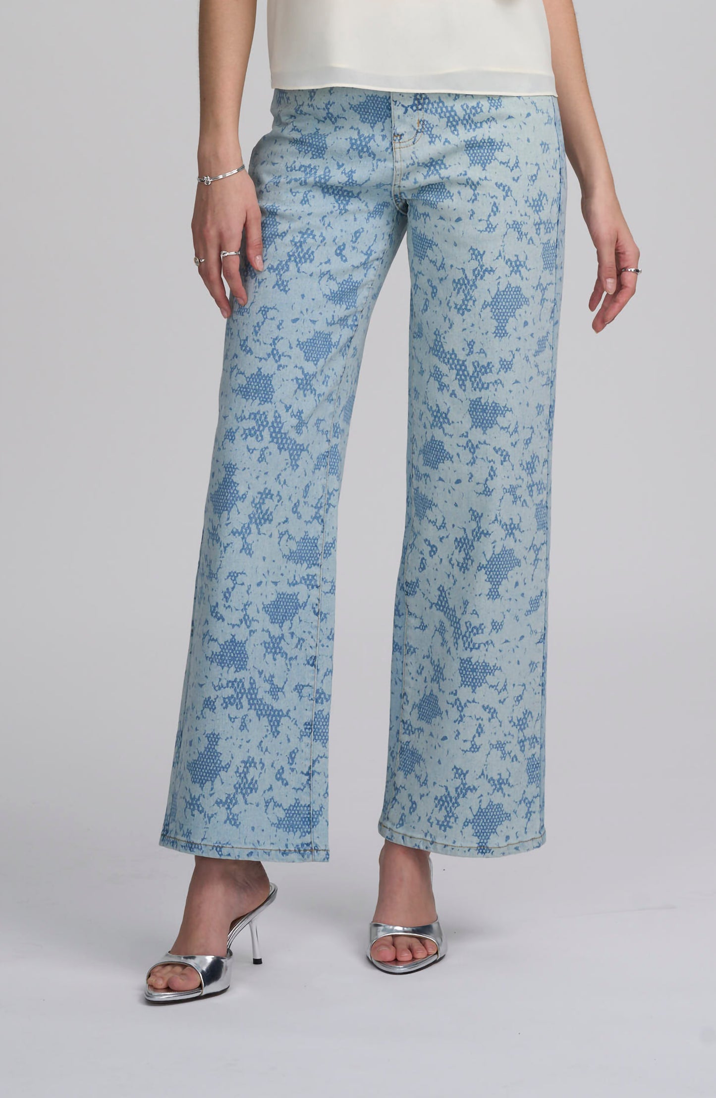 Printed Lace Jean