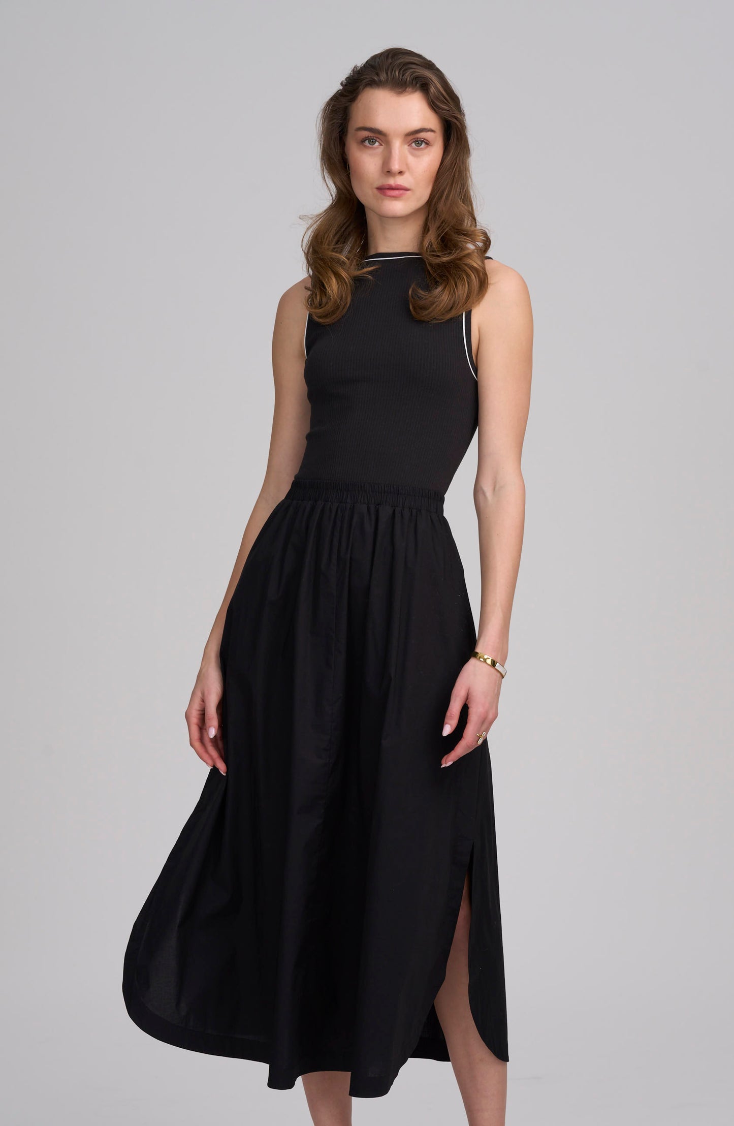 Mix Media Tank Dress