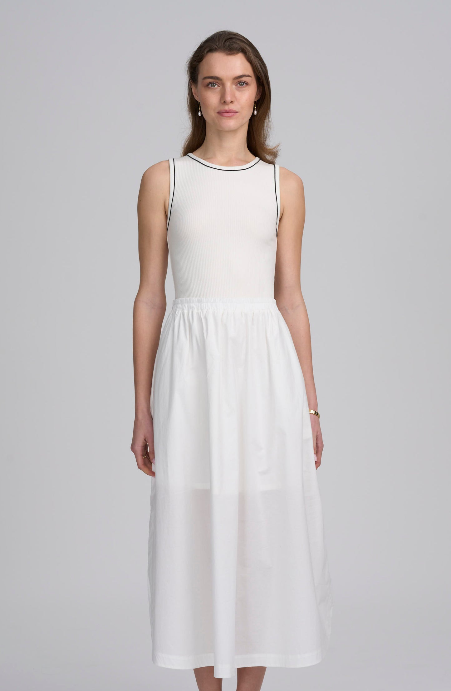 Mix Media Tank Dress