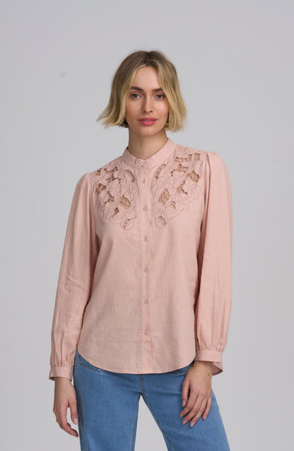 Lace Yoke Shirt