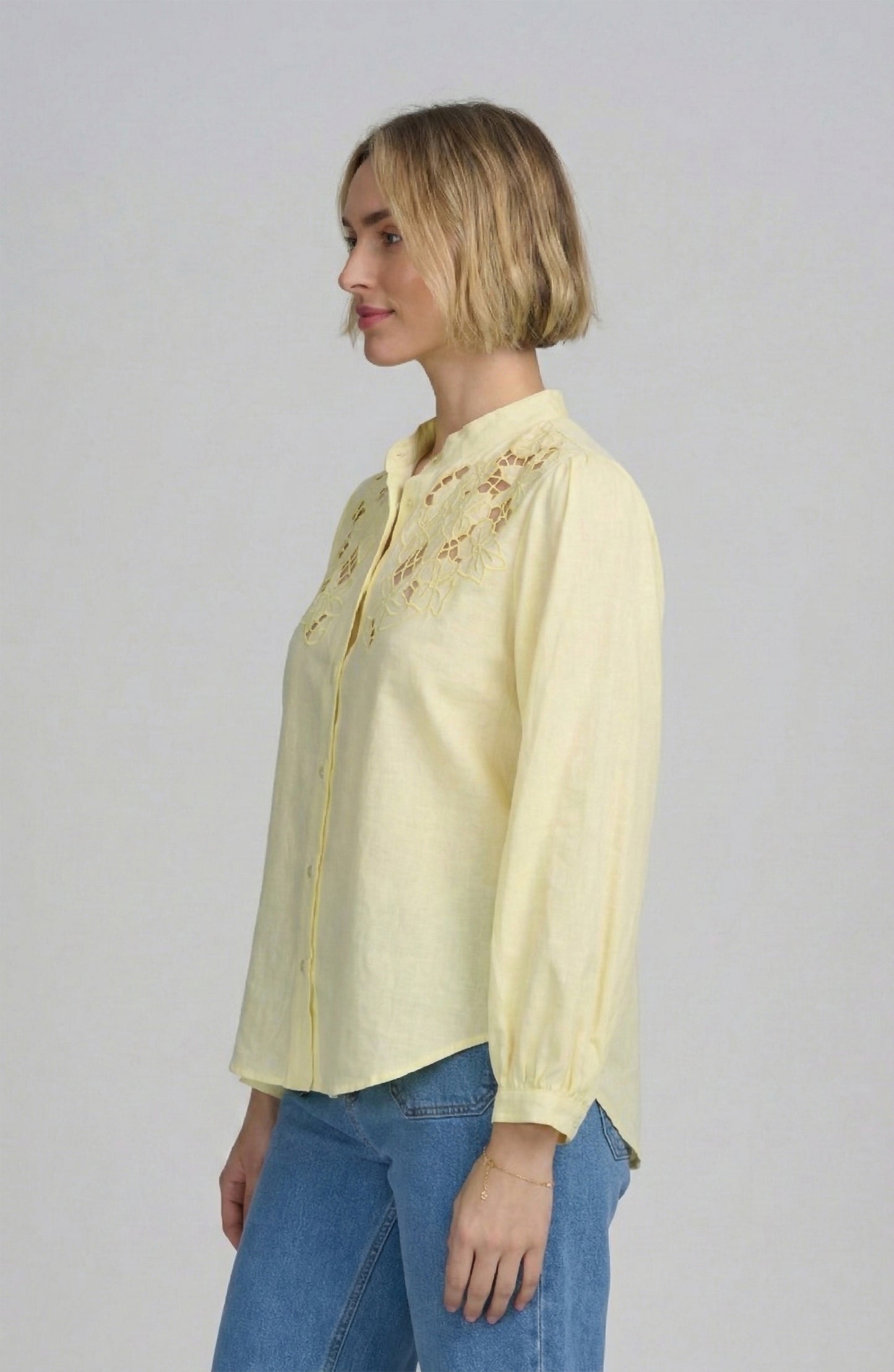 Lace Yoke Shirt