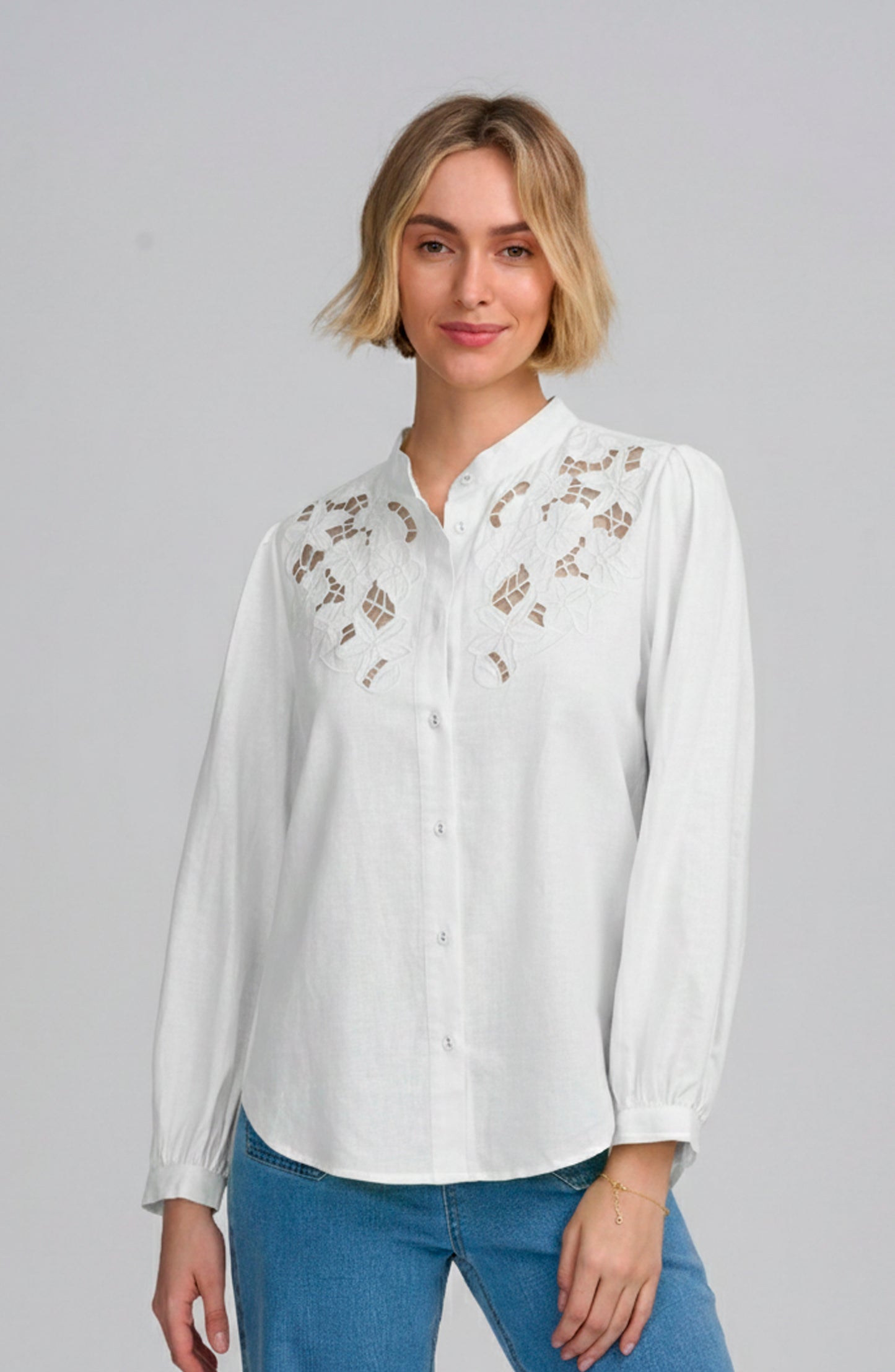 Lace Yoke Shirt