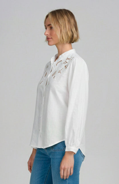 Lace Yoke Shirt