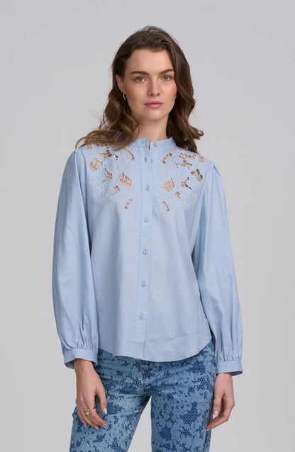 Lace Yoke Shirt