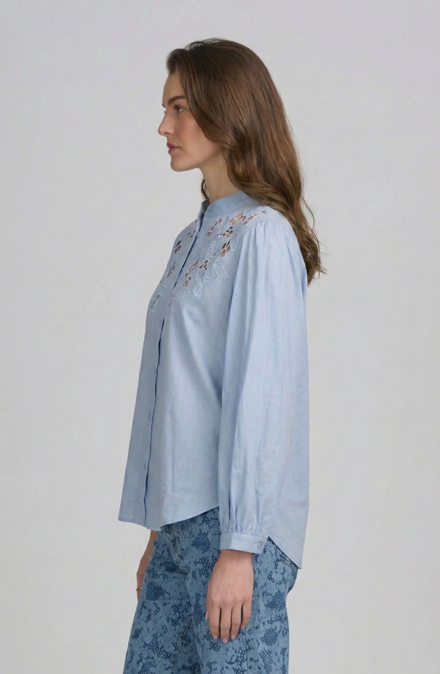 Lace Yoke Shirt