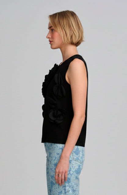 Floral Applique Shell