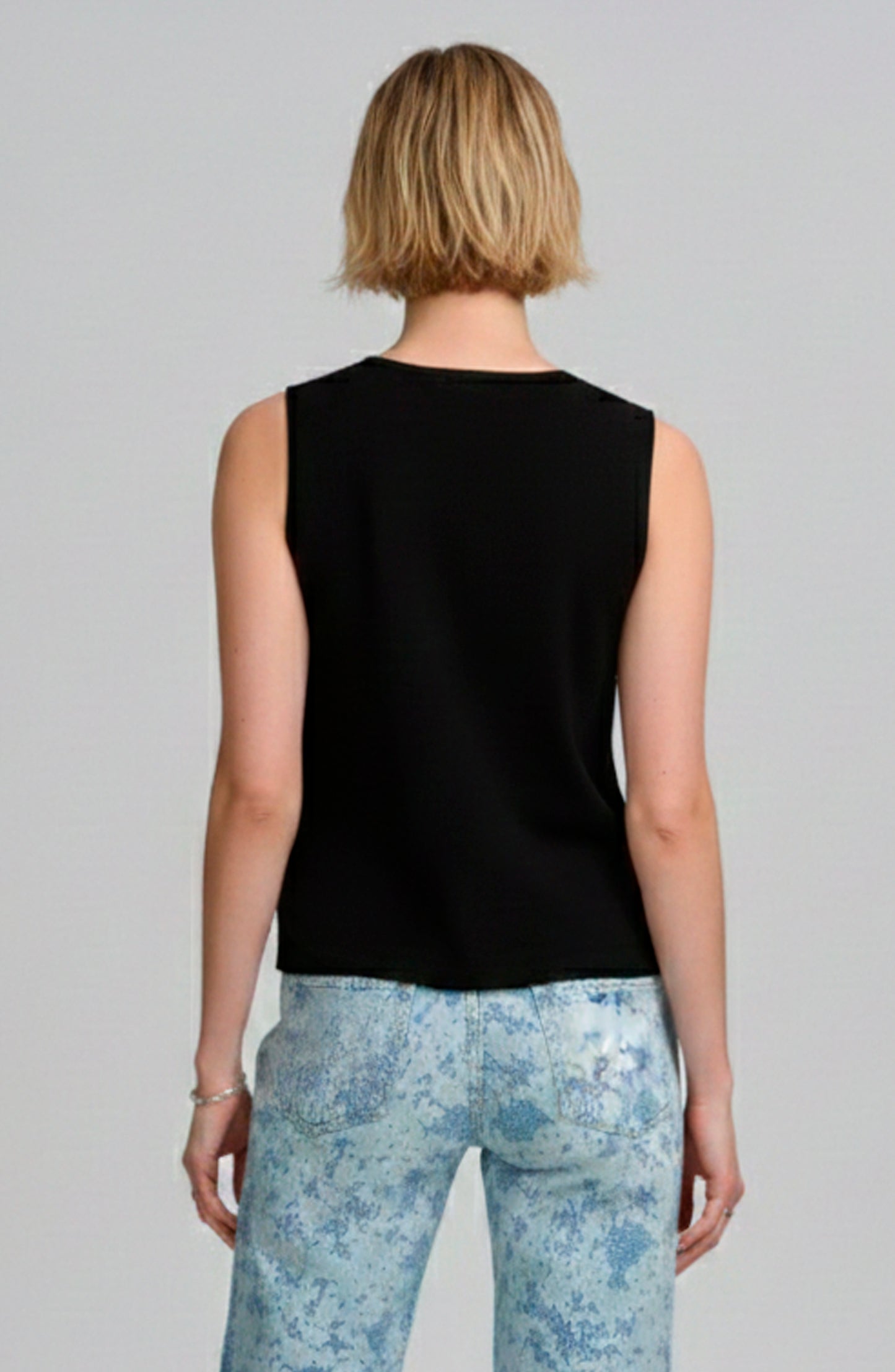 Floral Applique Shell
