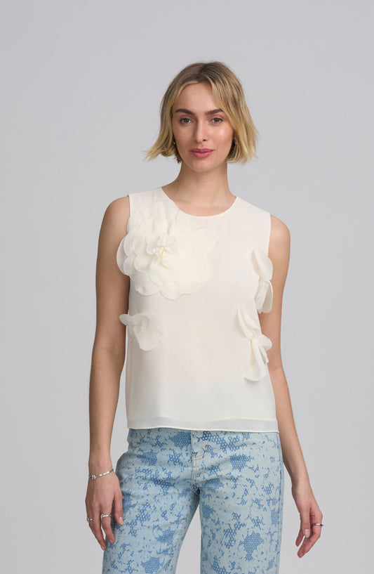 Floral Applique Shell