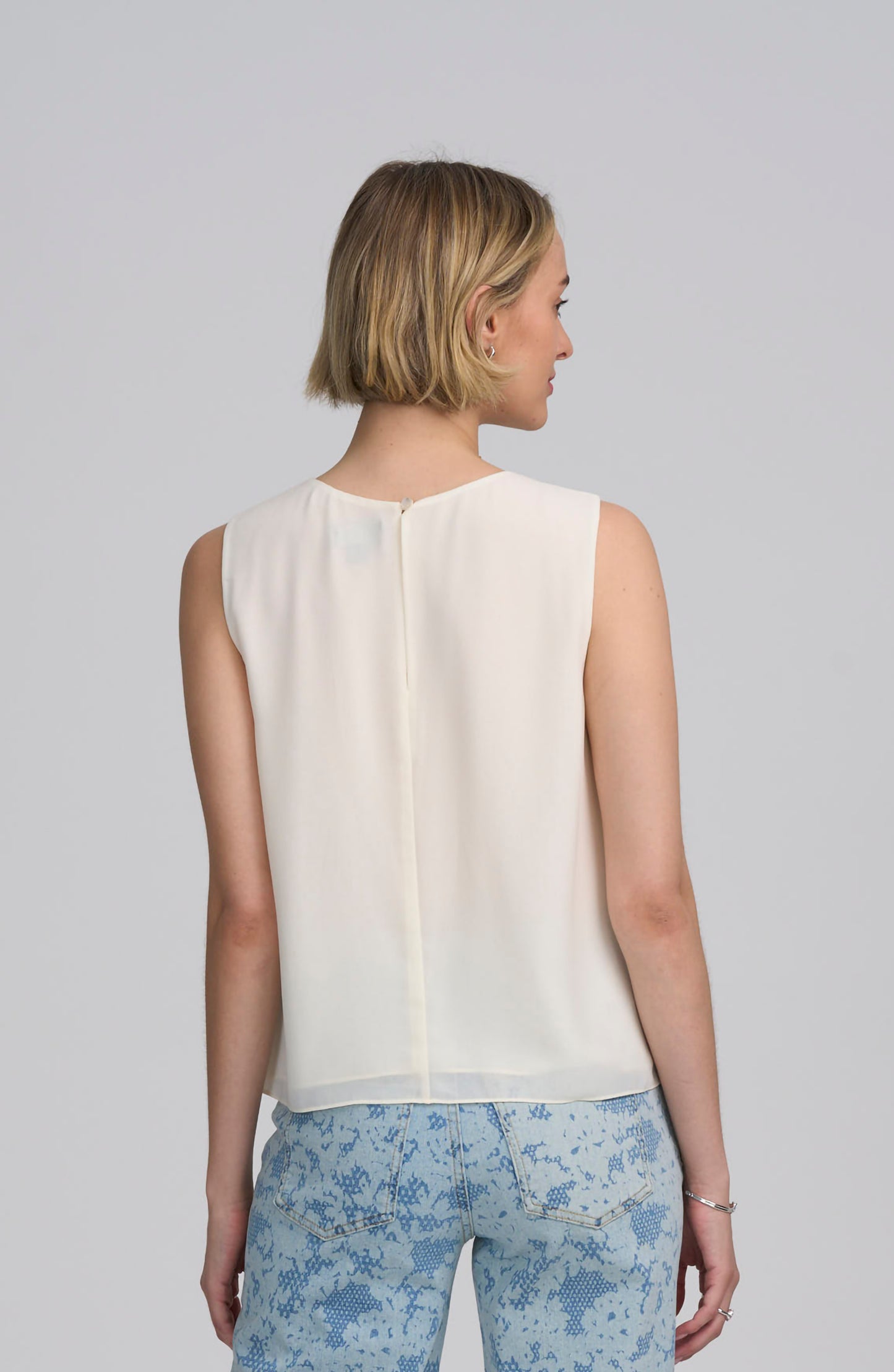 Floral Applique Shell