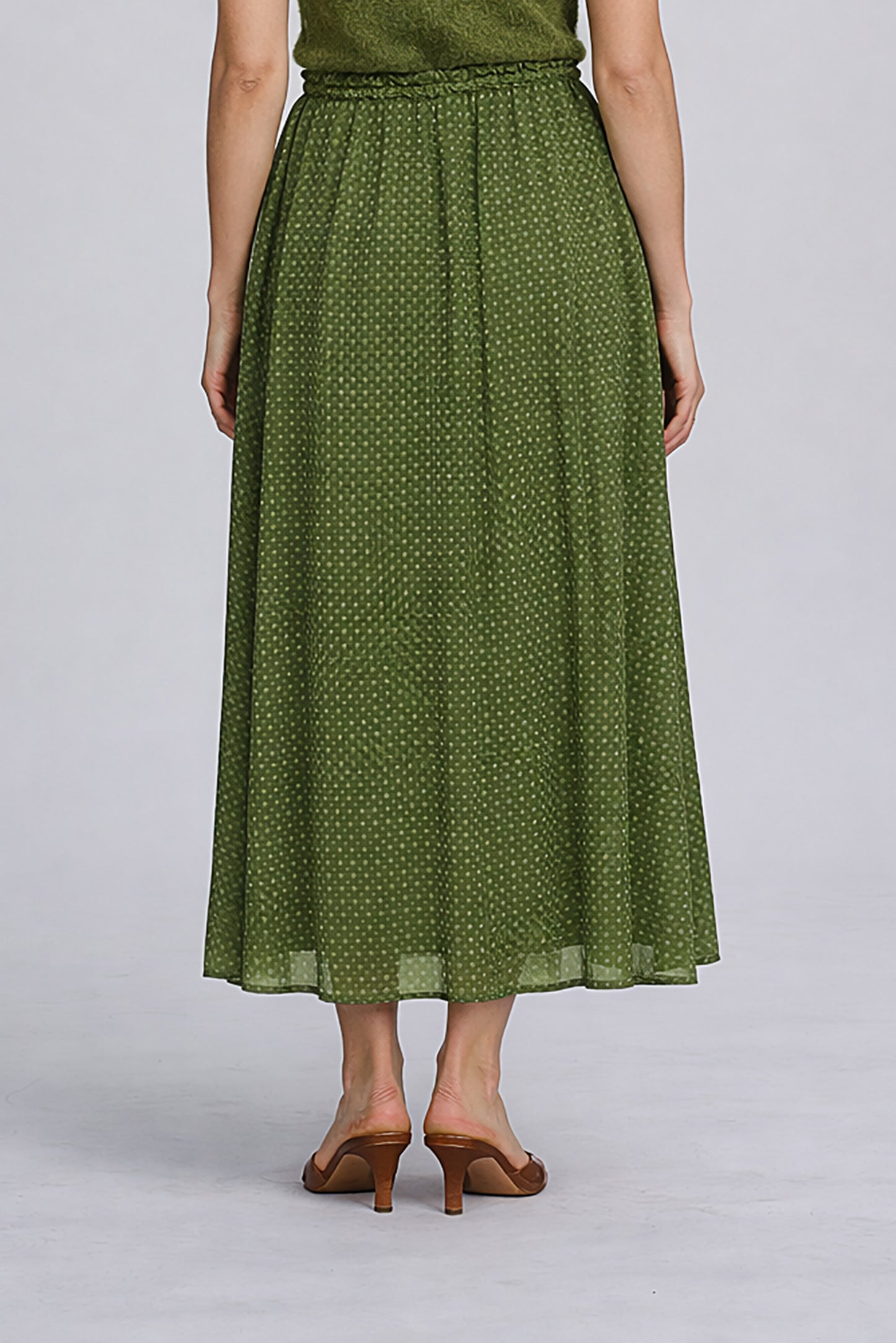 Printed Chiffon Skirt