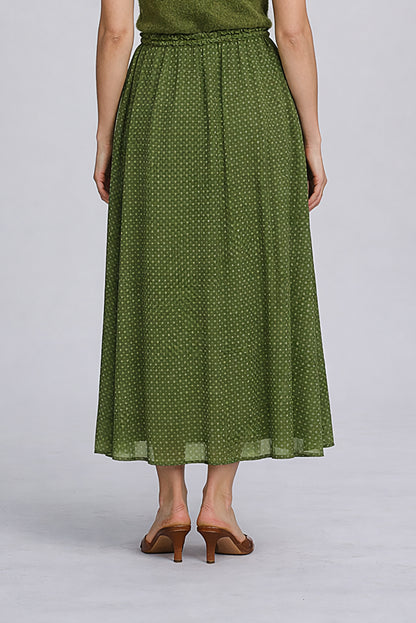Printed Chiffon Skirt
