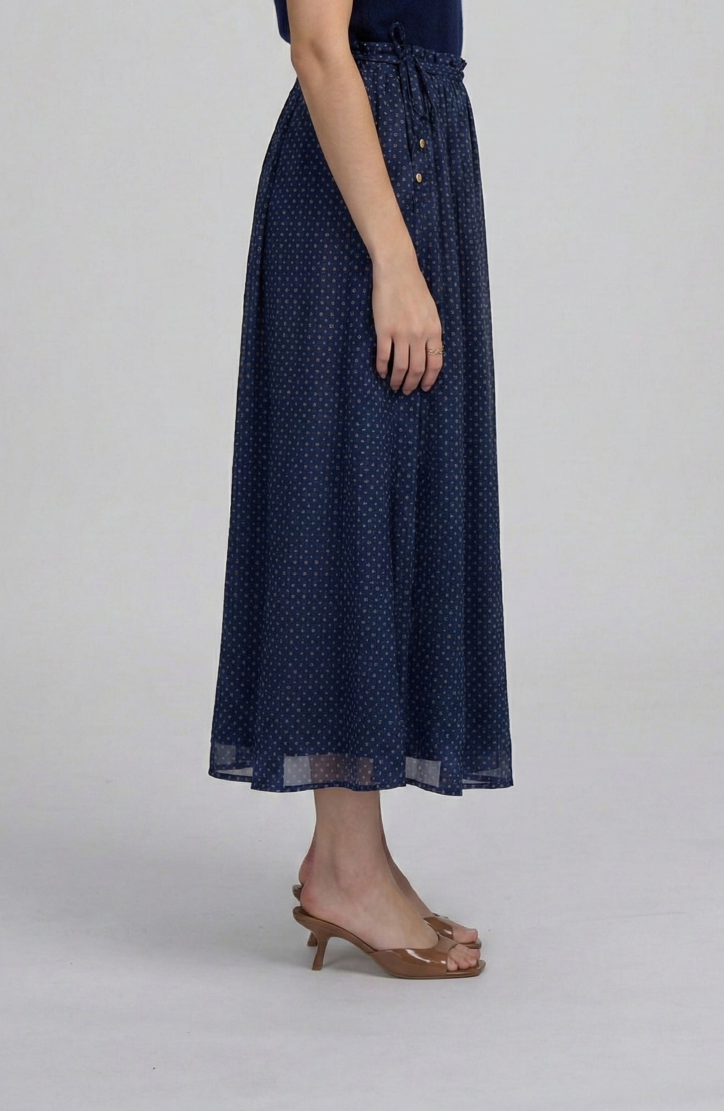 Printed Chiffon Skirt