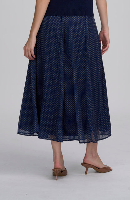 Printed Chiffon Skirt