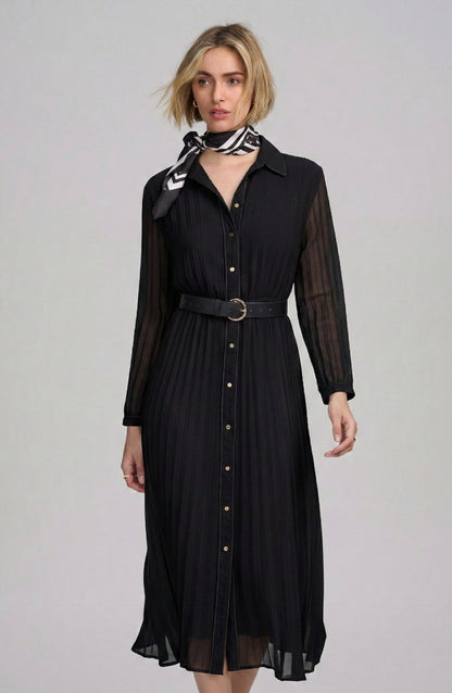 Woven Pleated Dress