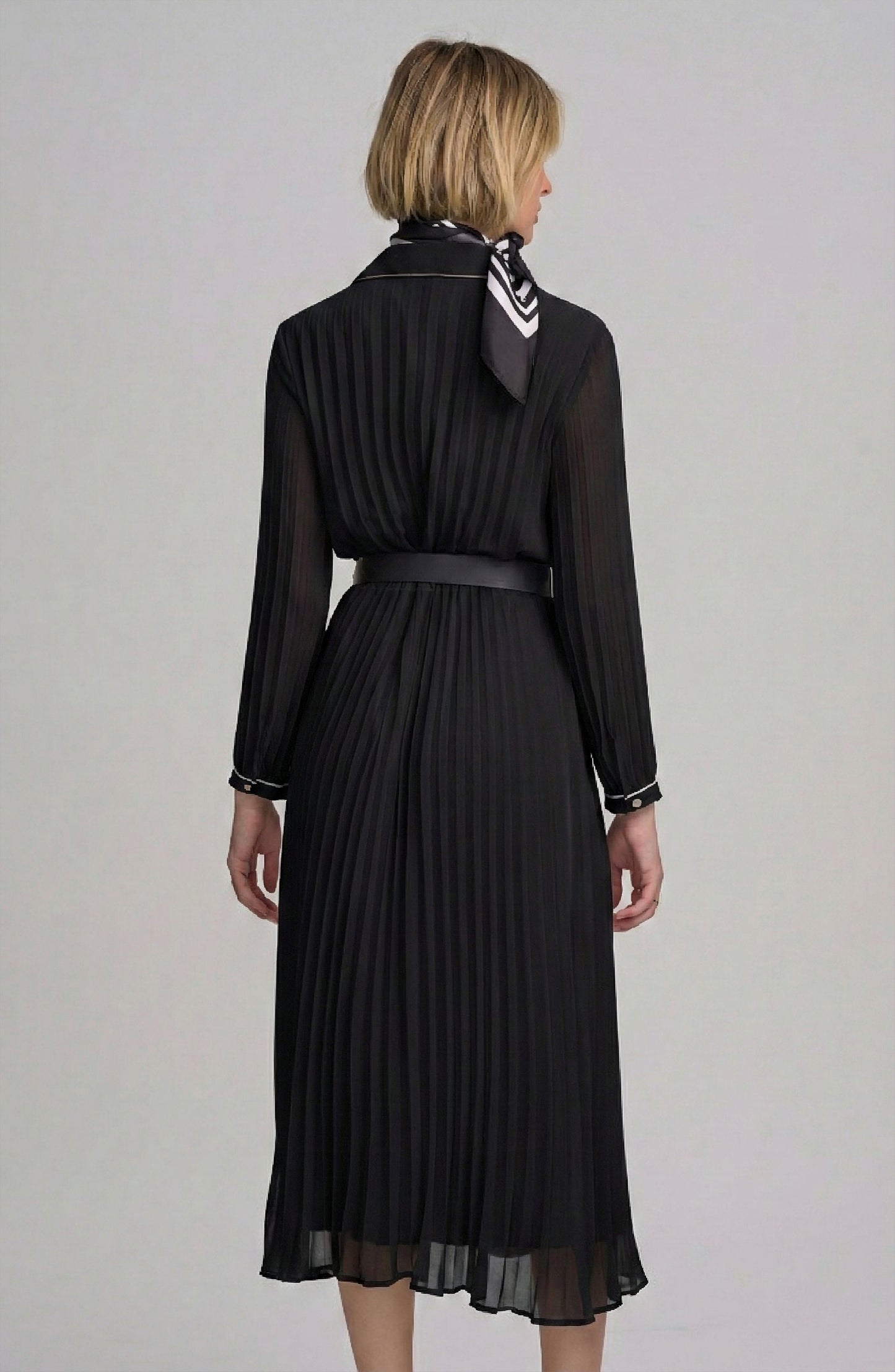 Woven Pleated Dress
