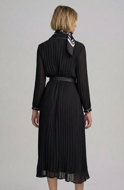 Woven Pleated Dress