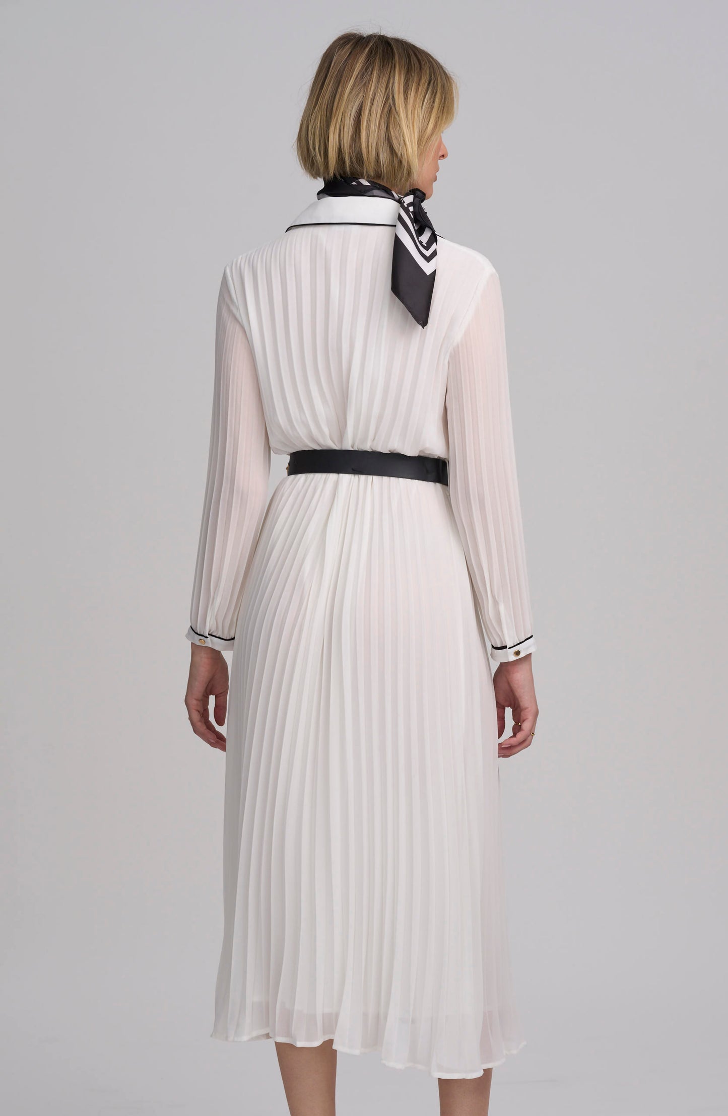 Woven Pleated Dress