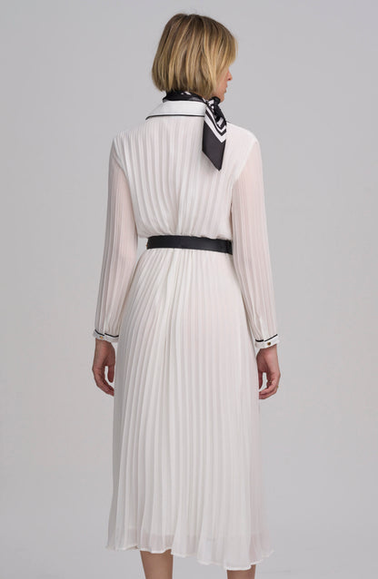 Woven Pleated Dress