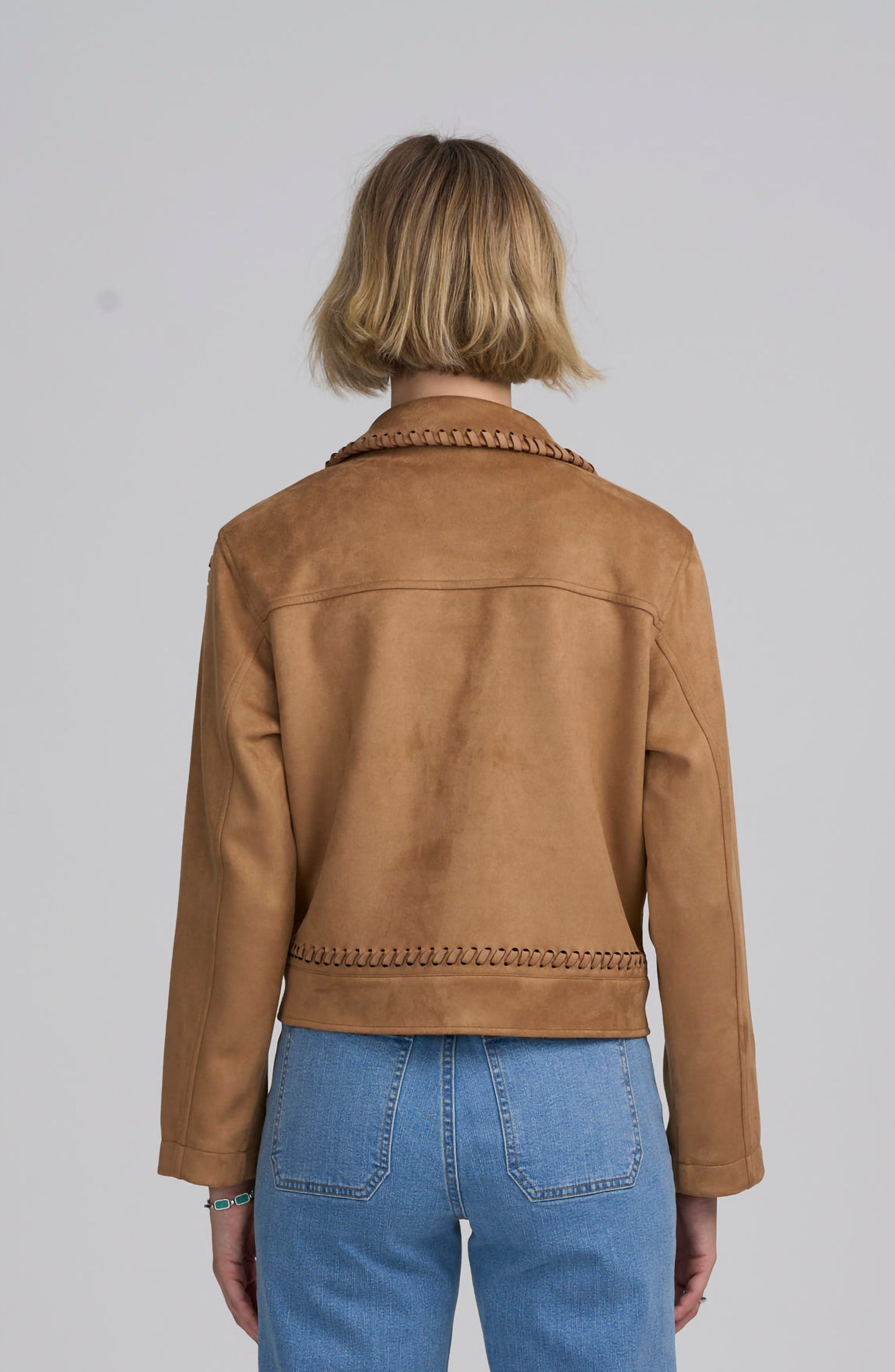 Faux Suede Jacket