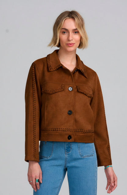 Faux Suede Jacket