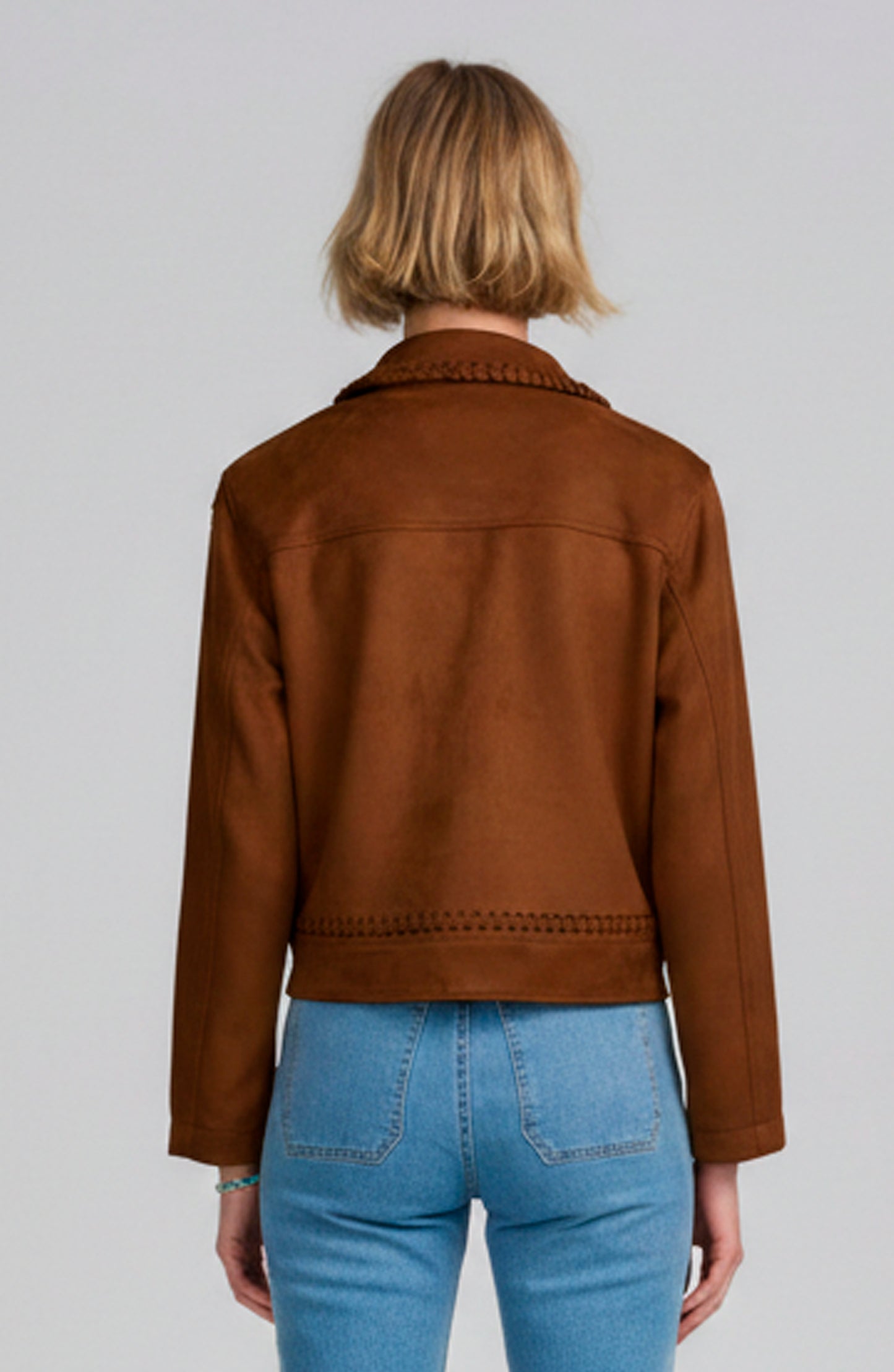 Faux Suede Jacket