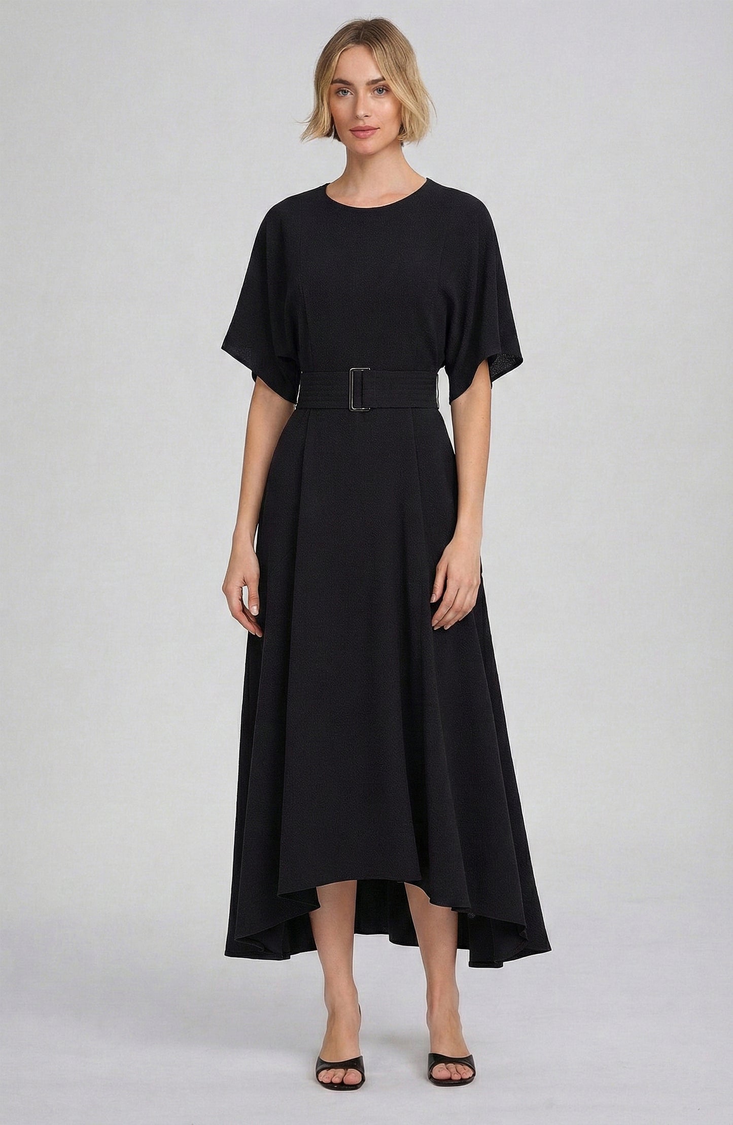 Belted Midi Dress