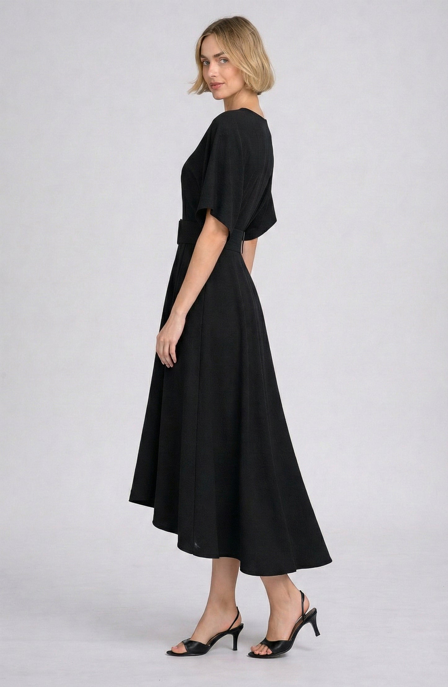 Belted Midi Dress