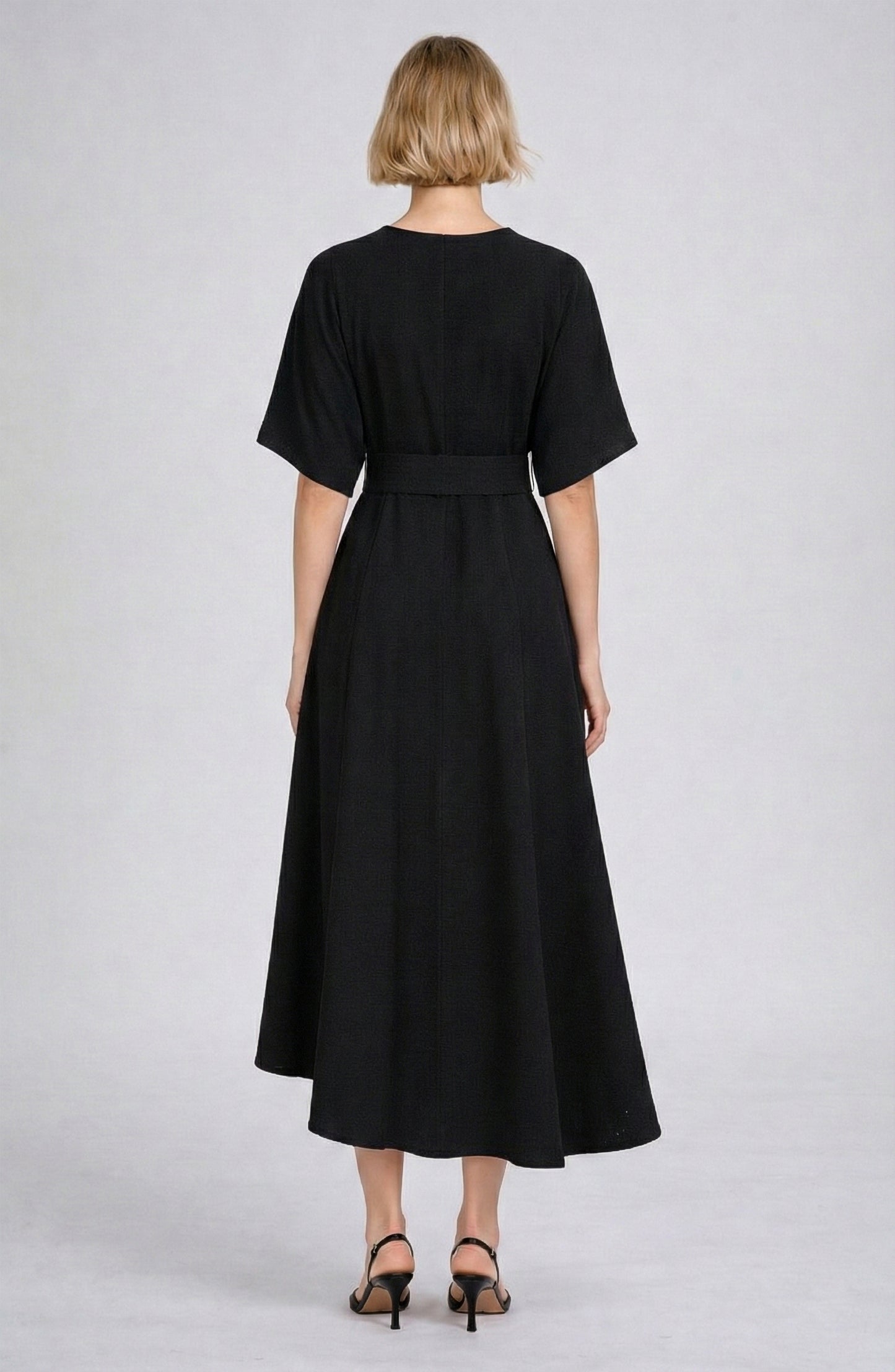 Belted Midi Dress