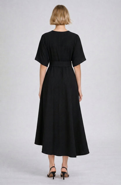 Belted Midi Dress