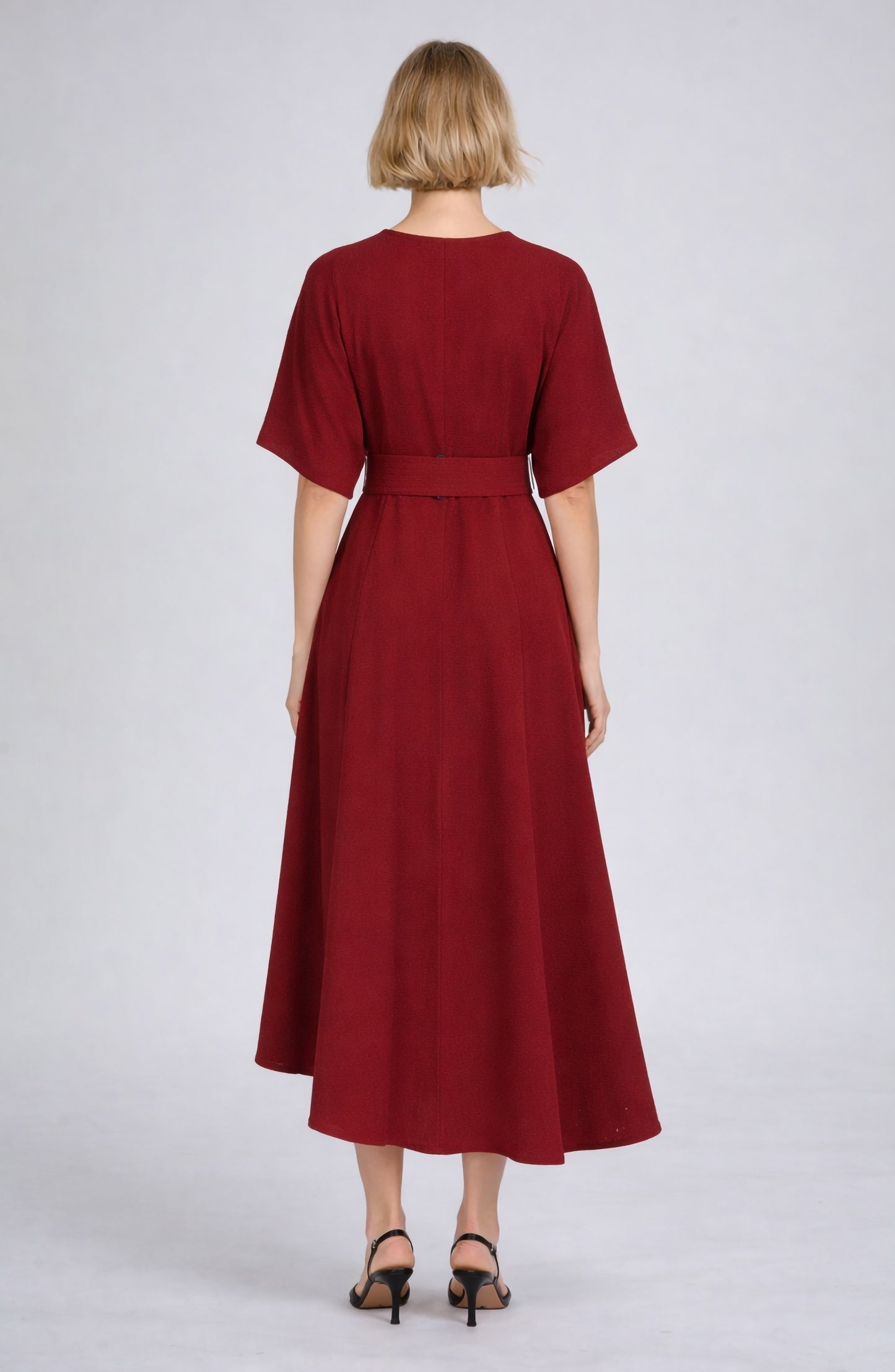 Belted Midi Dress
