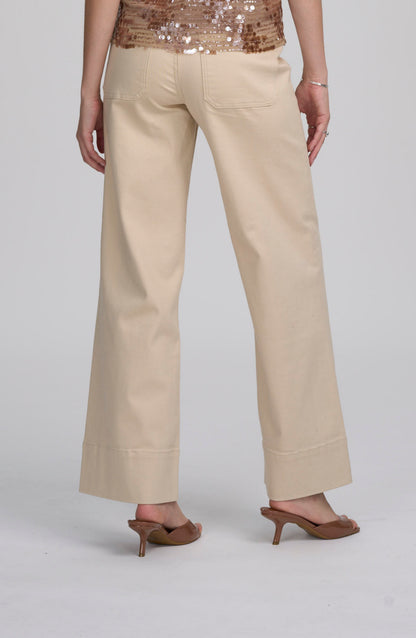 Cropped Wide Leg Jean