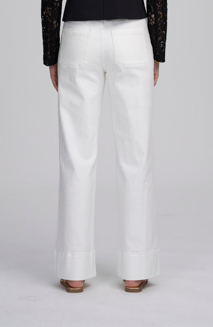 Cropped Wide Leg Jean