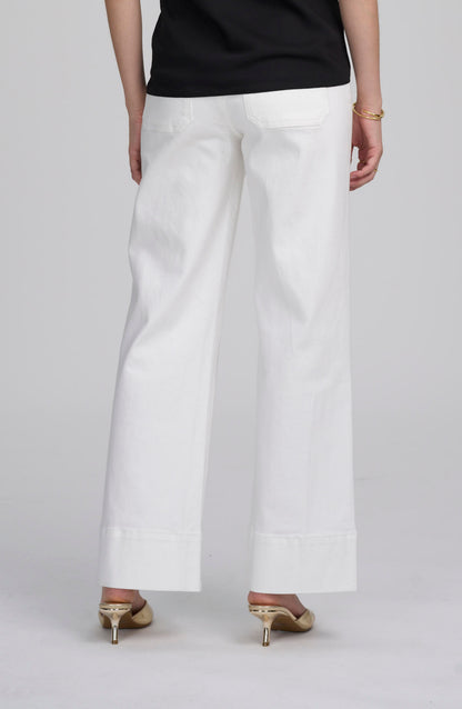 Cropped Wide Leg Jean
