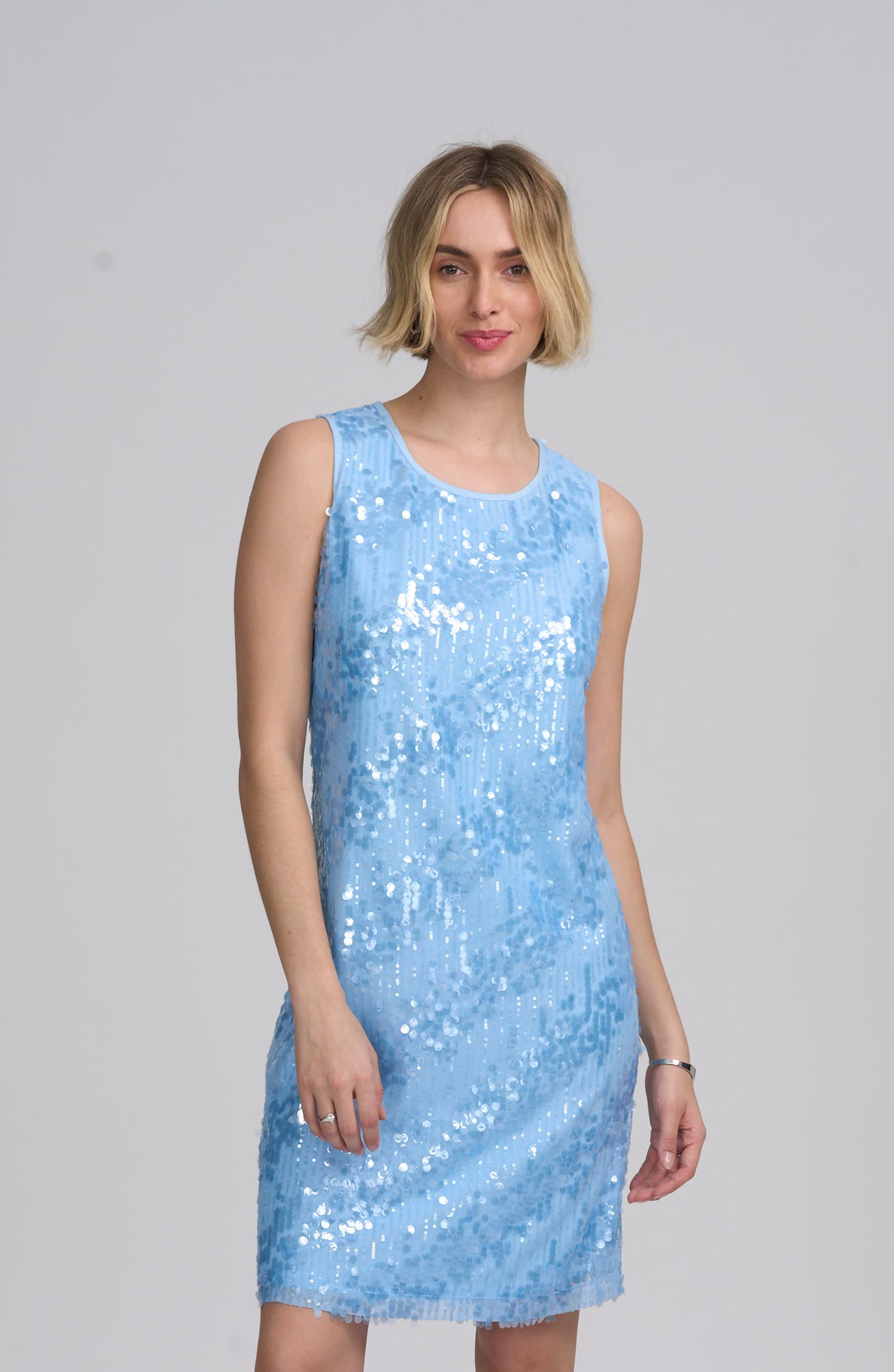 Sequin Overlay Dress