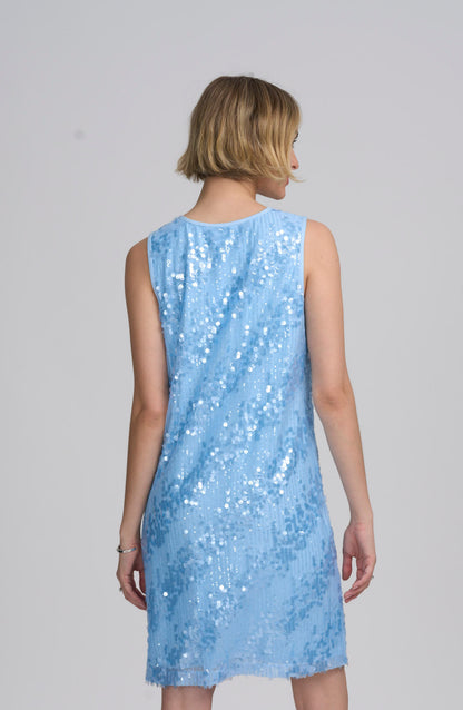 Sequin Overlay Dress