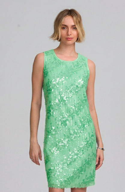 Sequin Overlay Dress