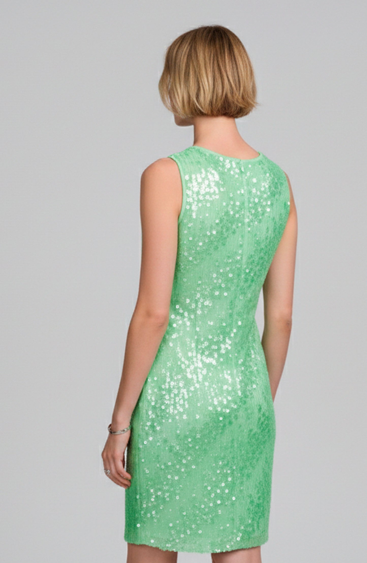 Sequin Overlay Dress