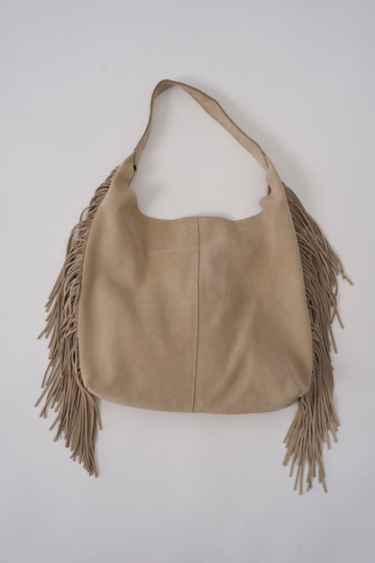 Suede Fringe Bag