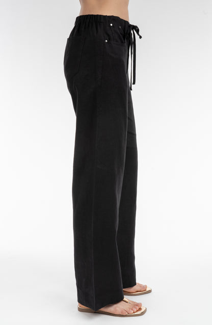 Linen Drawcord Pant