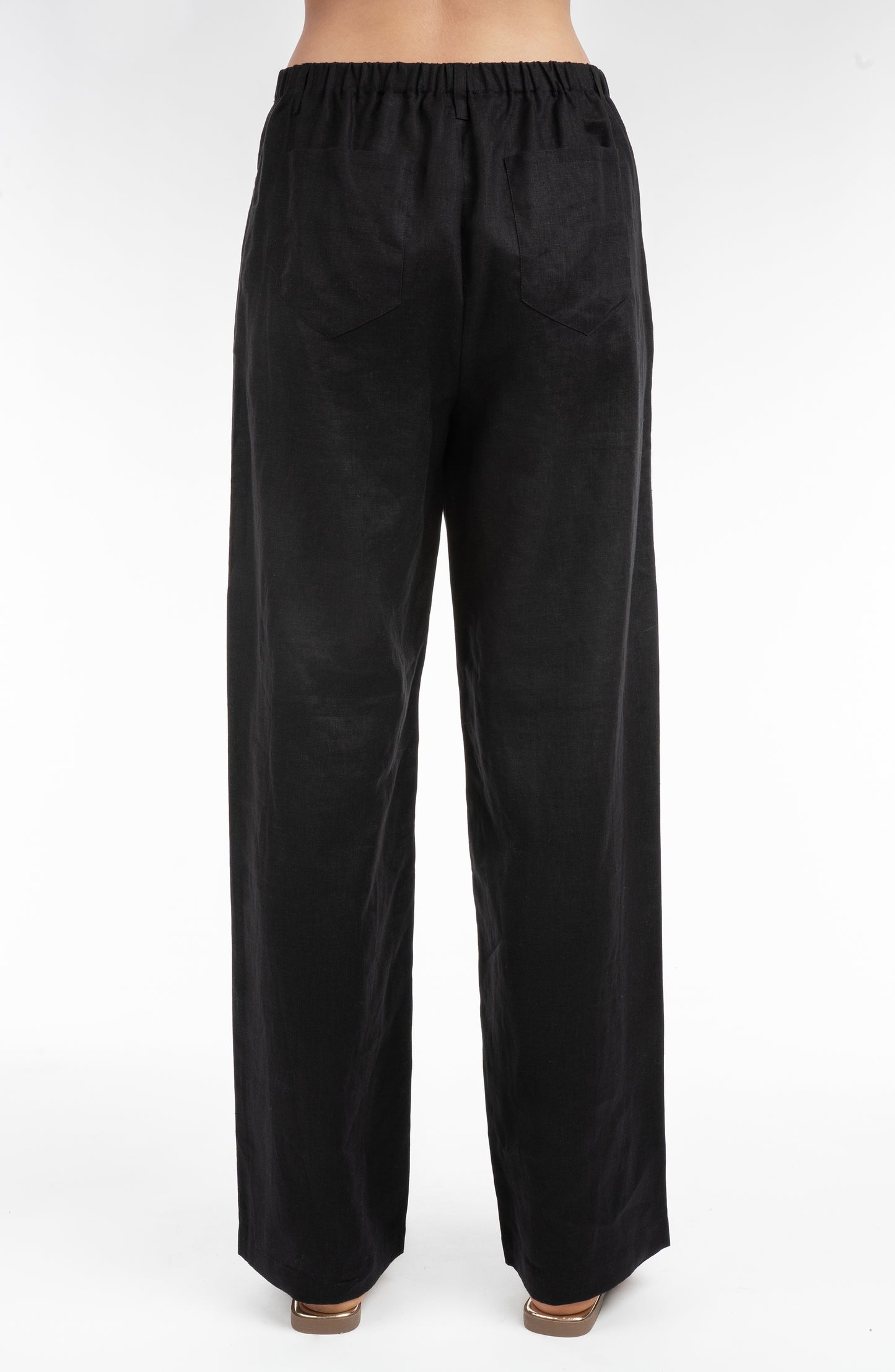Linen Drawcord Pant