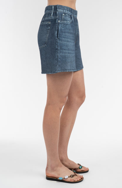 Knit Denim Jort