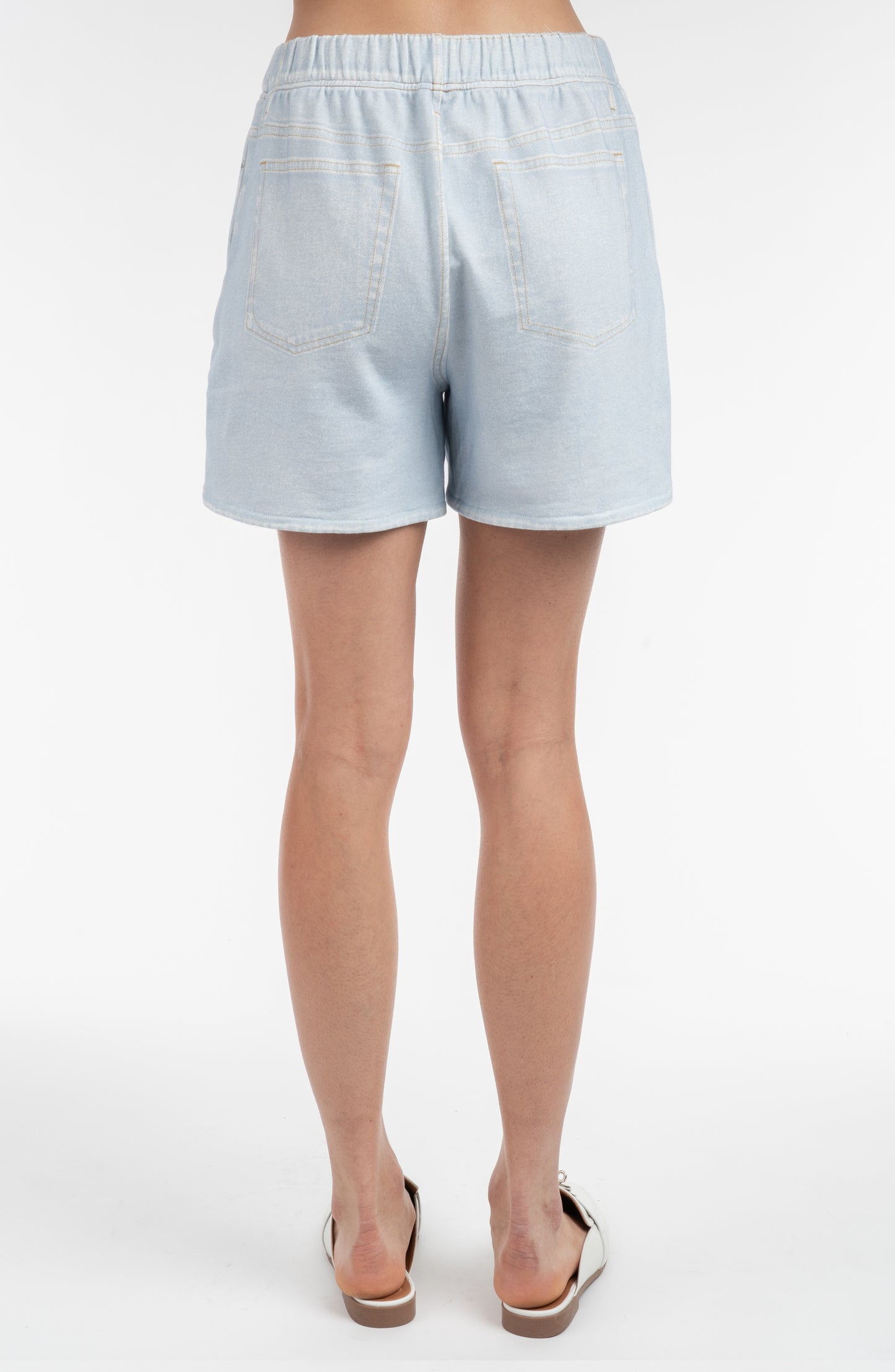 Knit Denim Jort