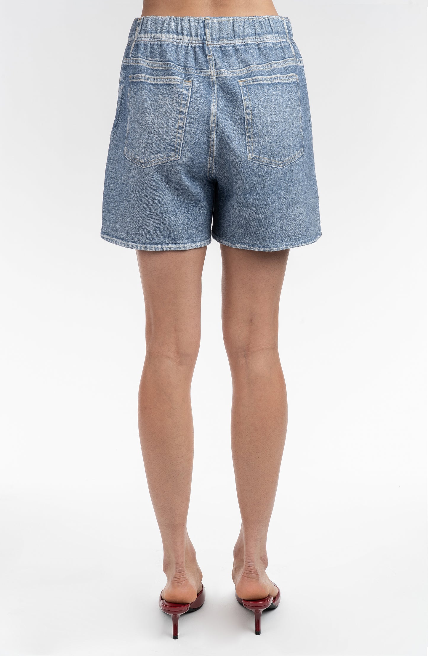 Knit Denim Jort