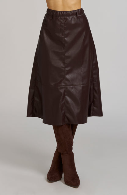 Faux Leather Skirt