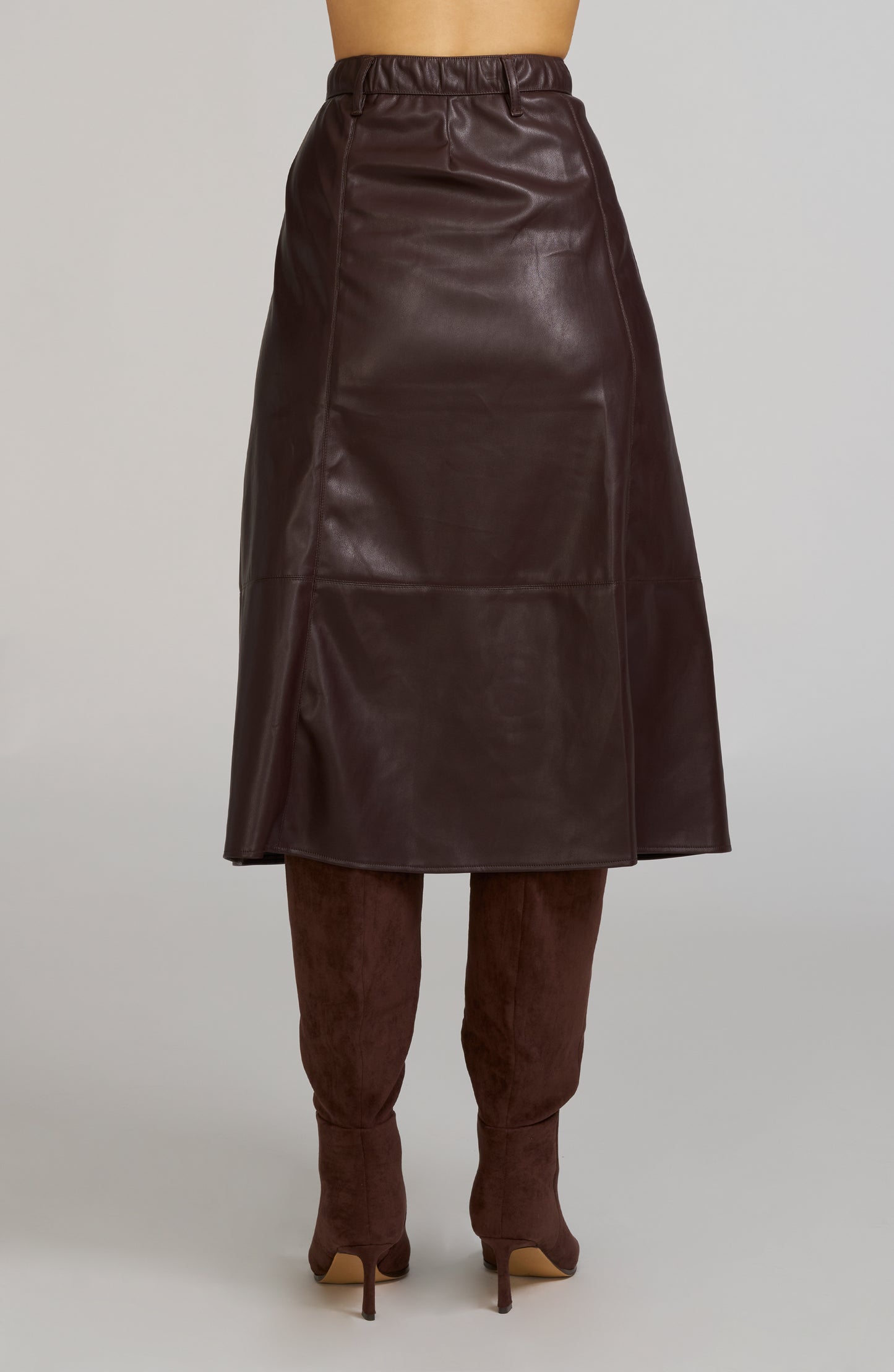 Faux Leather Skirt