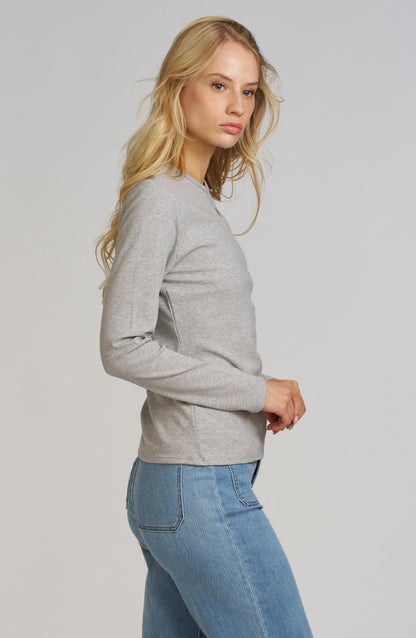 Elle Embroidered Long Sleeve Shirt